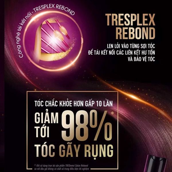 Dầu Gội Và Dầu Xả Ngăn Gãy Rụng TRESemmé Salon Rebond