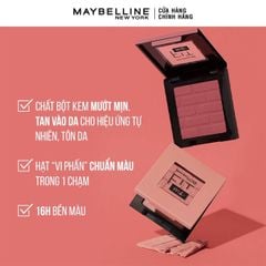 Má Hồng Dạng Nén, Mịn Lì Chuẩn Màu Maybelline Fit Me Mono Blush