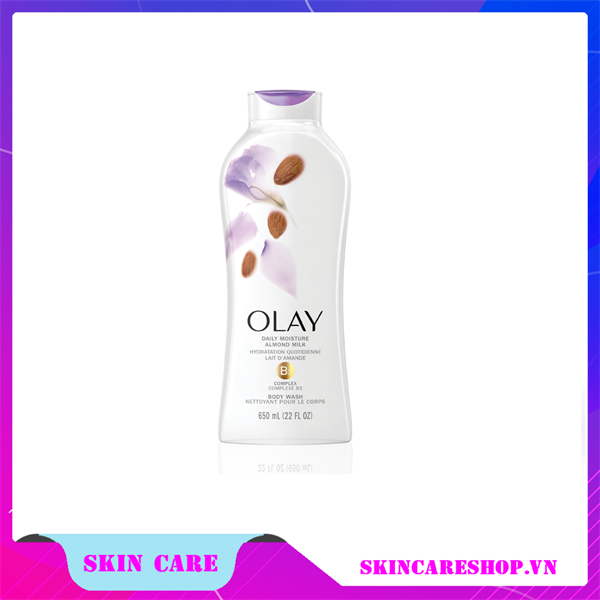 Sữa Tắm Olay Daily Moisture Almond Milk 650ml