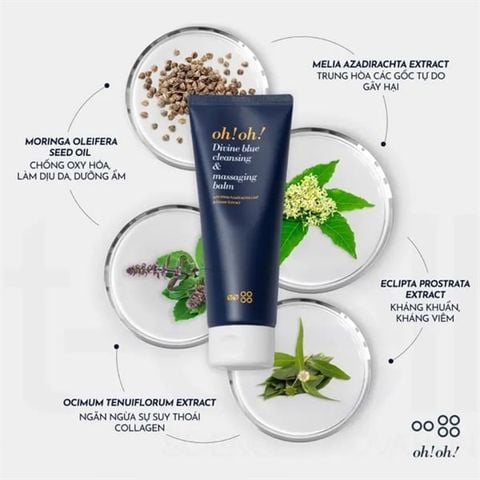 Sáp Tẩy Trang Divine Blue Cleansing & Massaging