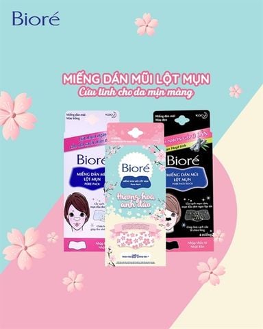 Miếng Dán Mũi Lột Mụn Biore Hộp 4 Miếng