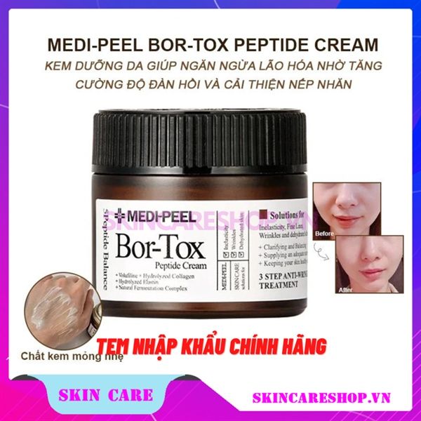 Kem Dưỡng Da Nâng Cơ, Chống Lão Hóa Medi-Peel Bortox Peptide Cream 50g