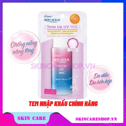 Sữa Chống Nắng Hiệu Chỉnh Sắc Da Sunplay Skin Aqua Tone Up UV Milk SPF50+ PA++++