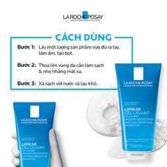 Gel tắm làm sạch làm dịu và bảo vệ da nhạy cảm La Roche Posay Lipikar Shower Gel 200ml
