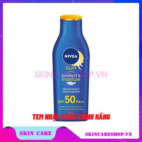 Sữa Chống Nắng Và Dưỡng Ẩm Da Toàn Thân Nivea Sun Protect & Moisture SPF50+ PA++++ 50ml