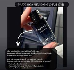 Set 2 Món Nước Hoa Và Sữa Tắm Dior Sauvage EDP (EDP 10ml & Gel 20ml)