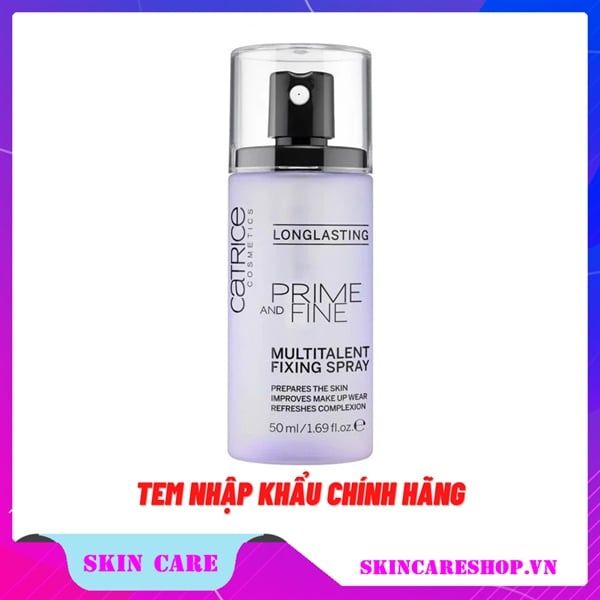 Xịt Khóa Nền Catrice Prime And Fine Multitalent 50ml