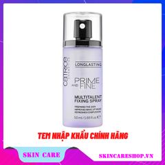 Xịt Khóa Nền Catrice Prime And Fine Multitalent 50ml
