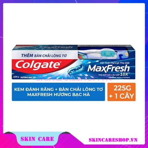 Kem Đánh Răng Colgate Maxfresh Hương Bạc Hà 225g