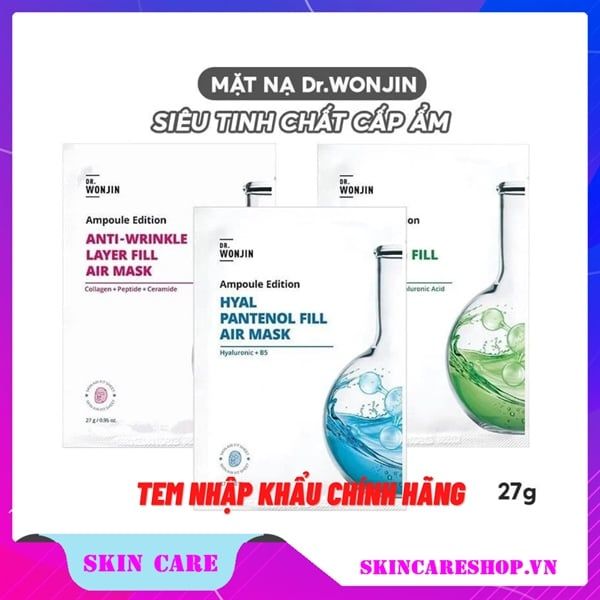 Mặt Nạ Siêu Tinh Chất Dr.Wonjin Ampoule Edition Fill Air Mask 27g
