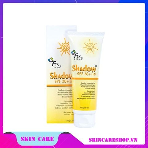 Gel Chống Nắng Da Mặt Fixderma Shadow SPF 30+ 75g