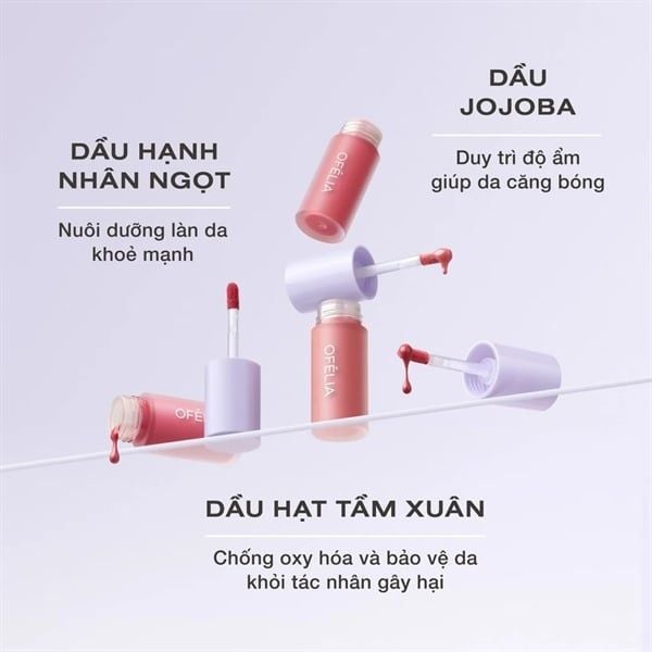Má Hồng Kem OFÉLIA Lolli Liquid Blush 4.3g