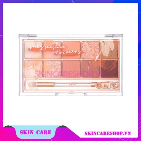 Phấn Mắt Clio Pro Eye Palette 15 Spring Sunshine On Canvas