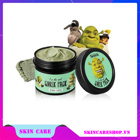 Mặt Nạ Đất Sét Tươi Chiết Xuất Bạc Hà Dreamworks Shrek I'm The Real Shrek Pack 110ml