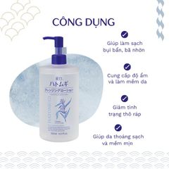 Nước tẩy trang Hatomugi Cleansing & Pore Clear 500ml