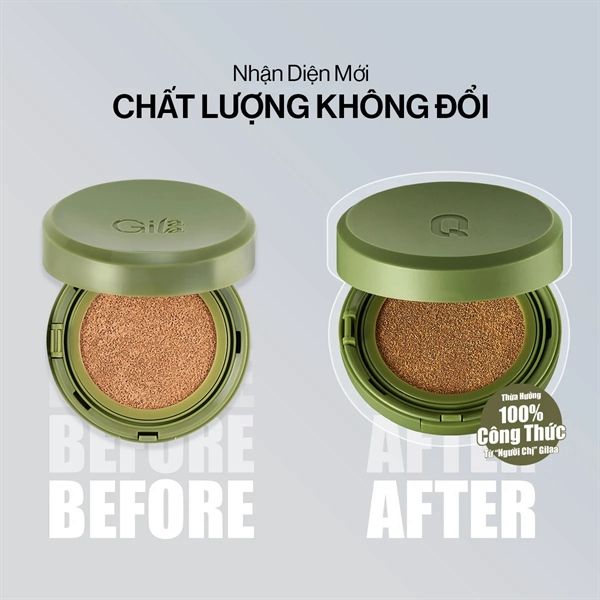 Siêu Phấn Nước Glamrr Q Vegan Super Cover Cushion SPF50+ PA++++ 15g