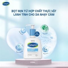 Sữa Rửa Mặt Tạo Bọt Dịu Lành Cho Da Nhạy Cảm Cetaphil Hydrating Foaming Cream Cleanser