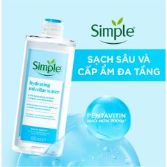 Nước Tẩy Trang Simple Micellar Water Boost 400ml