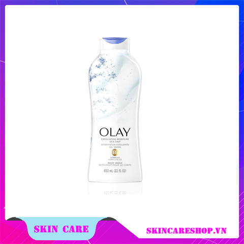 Sữa Tắm Olay Daily Exfoliating With Sea Salts 650ml