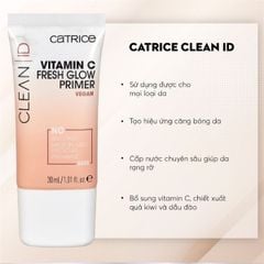 Kem Lót Catrice Clean ID Vitamin C Fresh Glow Primer 30ml