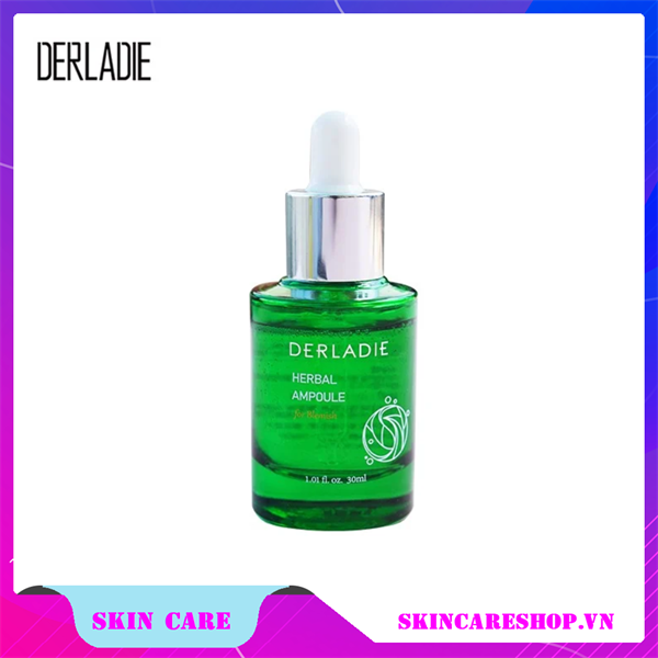 Tinh Chất Thảo Dược Trị Mụn Derladie Herbal Ampoule For Blemish 30ml