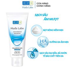 Kem Rửa Mặt Hada Labo Advanced Nourish Hyaluronic Acid Cleanser 80g