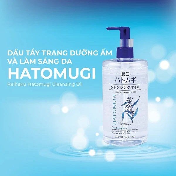 Reihaku Hatomugi Cleansing Oil 500ml: Sanfte Reinigung Mit Japanischem Haferextrakt