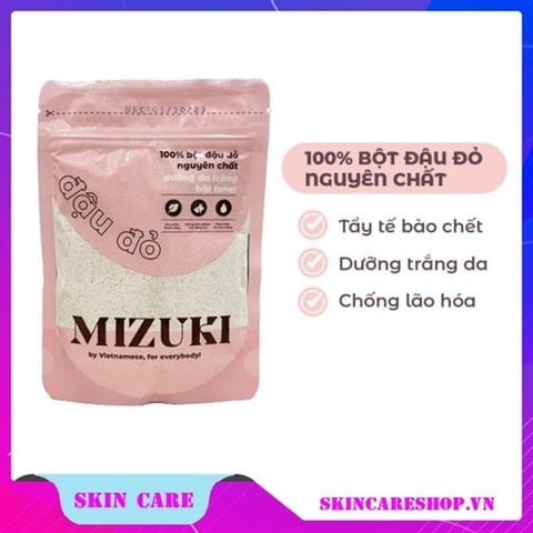Bột đậu đỏ Mizuki sáng da 100g