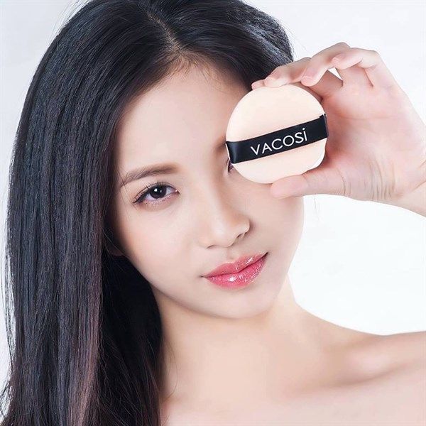 Bông Phấn Khô Tròn Vacosi Small Round Puff BP01
