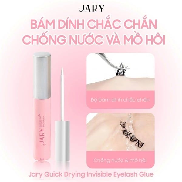 Keo Dán Mi Jary Quick Drying Invisible Eyelash Glue 7ml
