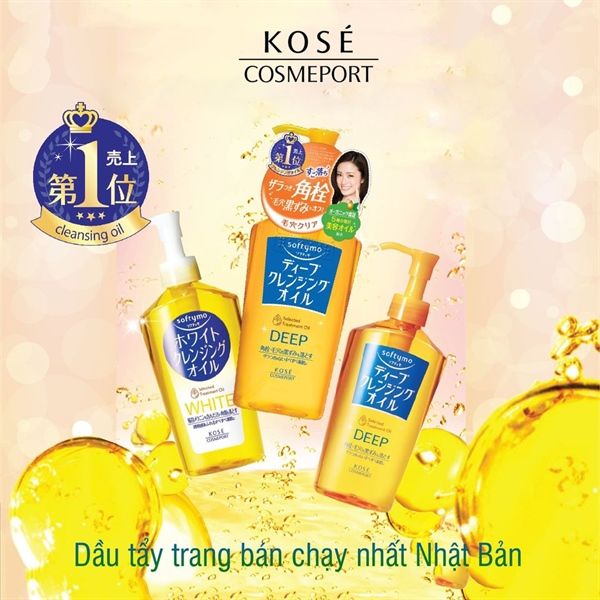 Dầu tẩy trang Kosé Softymo Deep Cleansing Oil 230ml