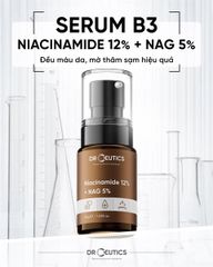 Tinh Chất DrCeutics Niacinamide 12% + NAG 5% 30ml