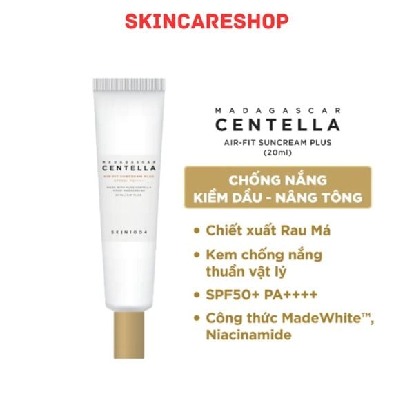 Kem chống nắng Skin1004 Madagascar Centella Air-fit Suncream Plus SPF50+ PA++++