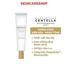 Kem chống nắng Skin1004 Madagascar Centella Air-fit Suncream Plus SPF50+ PA++++