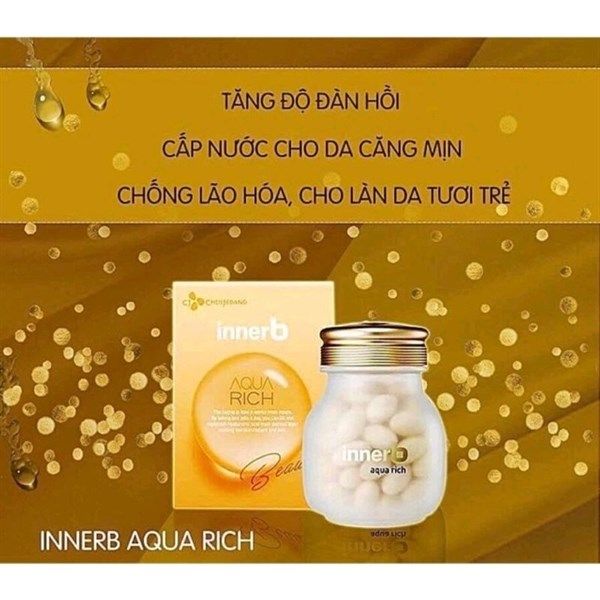 Viên Uống Bổ Sung Nước & Collagen Innerb Aqua Rich (56 Viên)