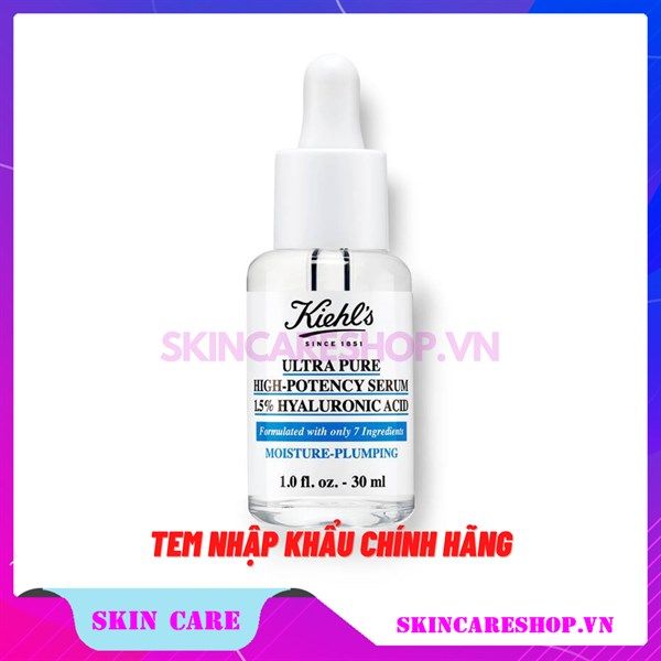 Dưỡng Chất Dưỡng Da Kiehl’s Ultra Pure Serum 1.5% Hyaluronic Acid 30ml