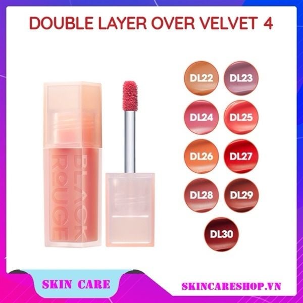 Son Kem Black Rouge Double Layer Over Velvet Ver 4