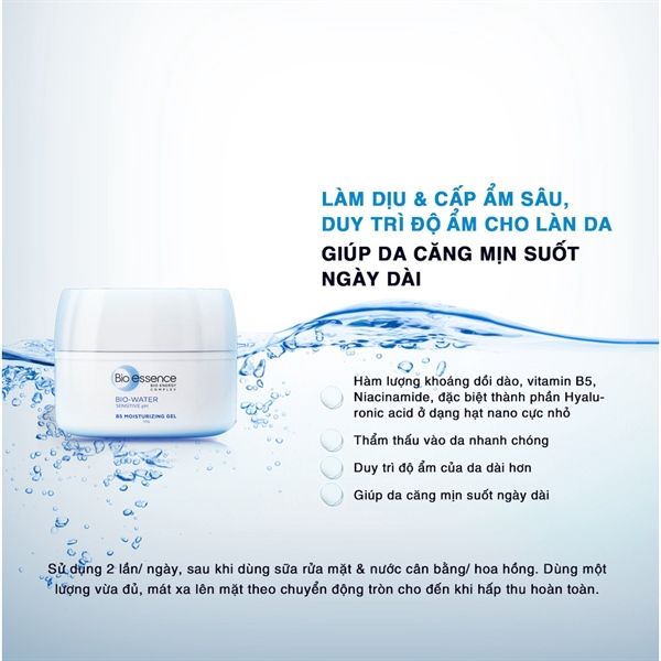 Kem Dưỡng Bio-Essence Bio Water Moist-In Water Gel 50g