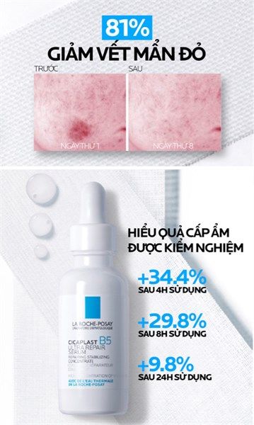 Tinh Chất Phục Hồi Da La Roche Posay Cicaplast B5 Ultra Repair Serum