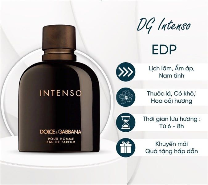Nước Hoa Nam Dolce & Gabbana Intenso Pour Homme EDP 125ml
