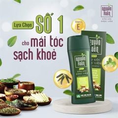 Dầu Gội Dược Liệu Nguyên Xuân Dưỡng Tóc Phục Hồi Hư Tổn Chai 600ml