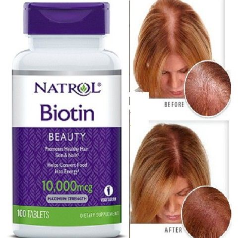 Viên uống ngăn rụng tóc, mọc tóc Biotin 10.000mcg Natrol