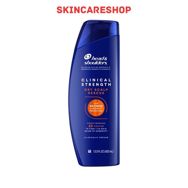 Dầu Gội Head & Shoulders Clinical Strength Dry Scalp Rescue Shampoo 400ml