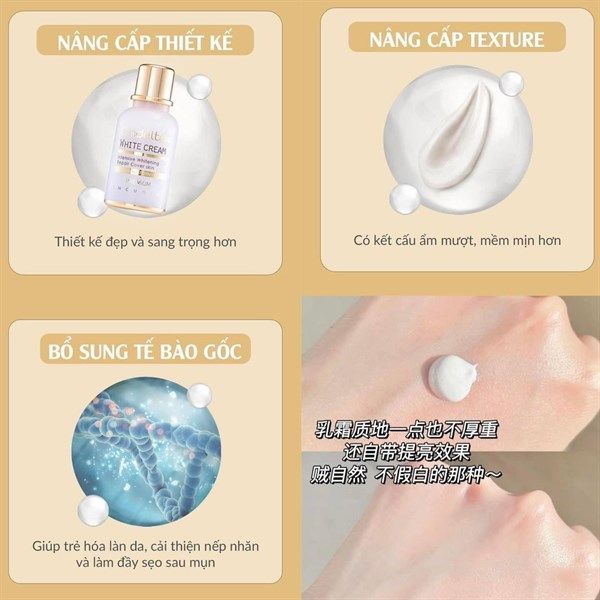 Kem Dưỡng Incug-En Cindel Tox Intensive Whitening & Cover 50ml