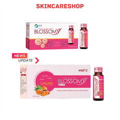 Thực Phẩm Bảo Vệ Sức Khỏe Blossomy Curcumin Collagen Giúp Da Sáng Đẹp Và Dạ Dày Khỏe (Hộp 10 chai x 50ml)