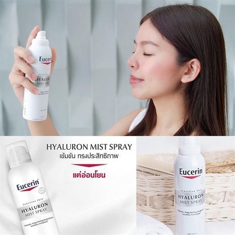 Xịt Khoáng Dưỡng Ẩm Cho Da Nhạy Cảm Eucerin Hyaluron Mist Spray