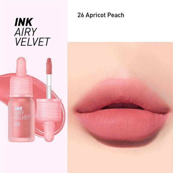 Son Kem Lì Nhẹ Môi, Siêu Mịn Peripera Ink Airy Velvet 4g