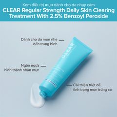 Kem chấm mụn Paula’s Choice Clear Regurlar Strength Daily Skin 15ml