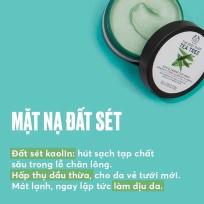 Mặt Nạ Đất Sét The Body Shop Tea Tree Skin Clearing Clay Mask 100ml