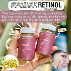 Viên uống RETINOL Myvitamins Beauty (90 viên)